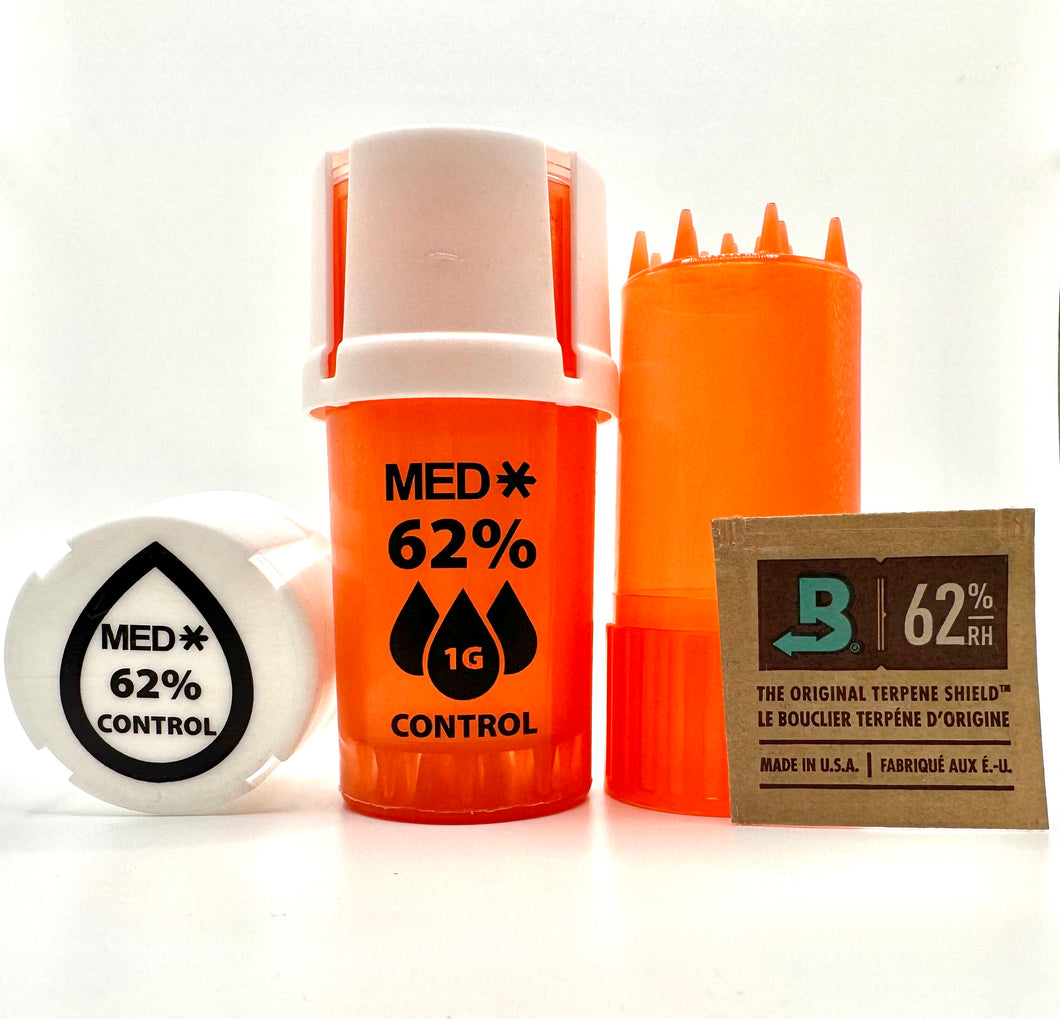 Med Control Container- New & Improved with Humidity Control