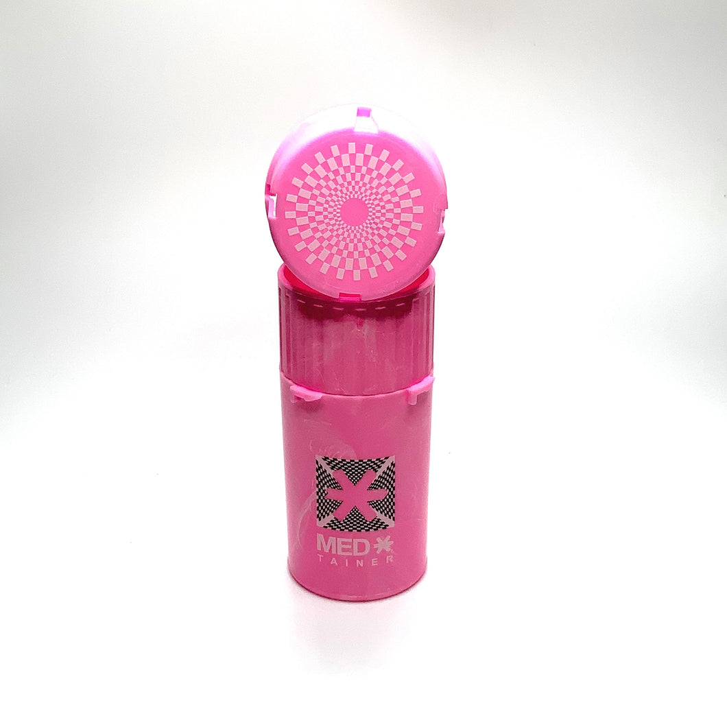 Checkered Pink Illusions Medtainer